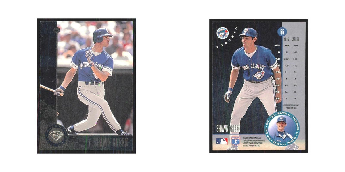 1996 Leaf Shawn Green Blue Jays #66