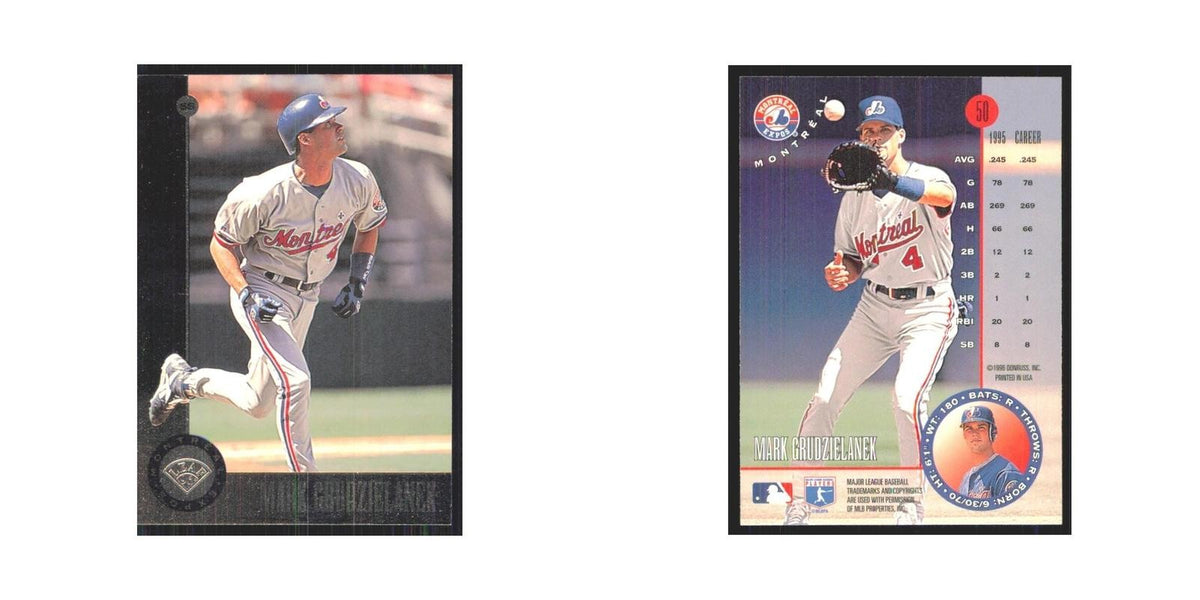 1996 Leaf Mark Grudzielanek Montreal Expos #50
