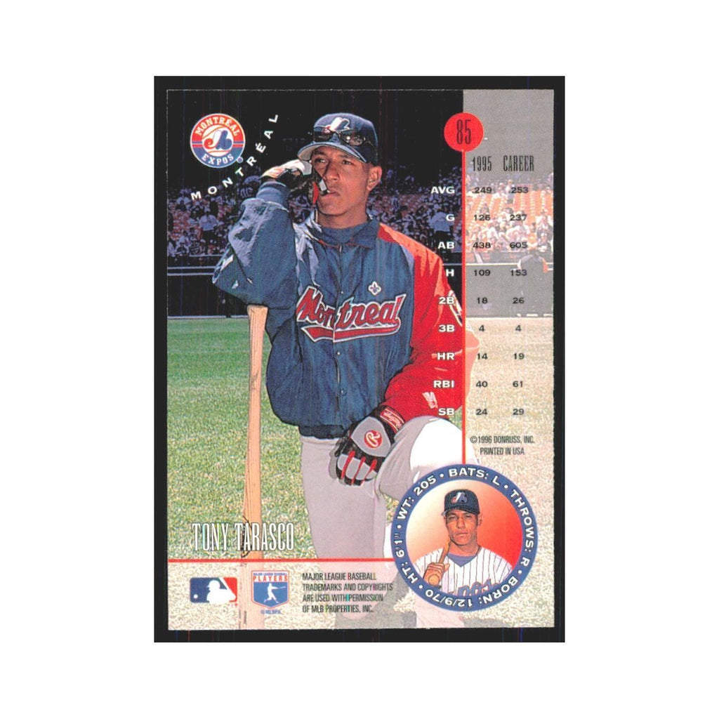 1996 Leaf Tony Tarasco Montreal Expos #85