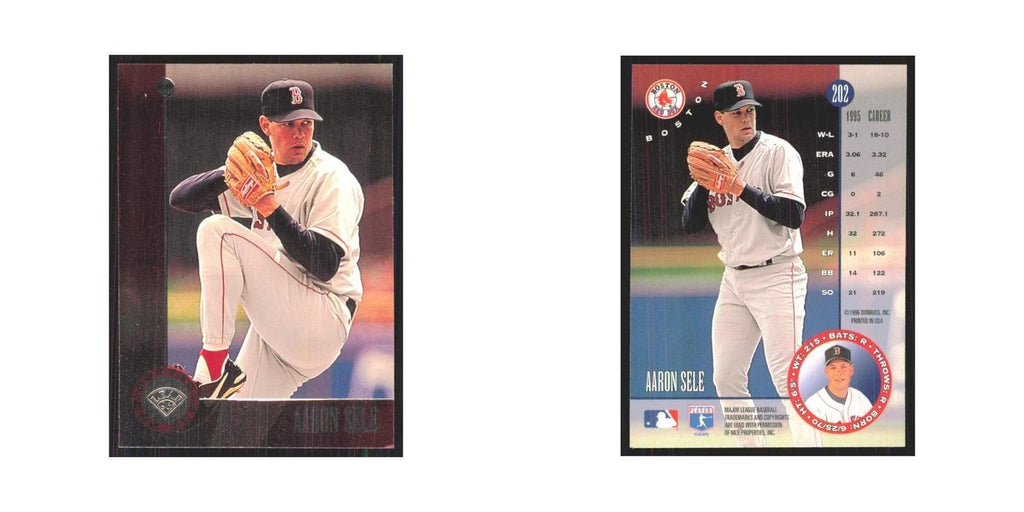 1996 Leaf Aaron Sele Red Sox #202