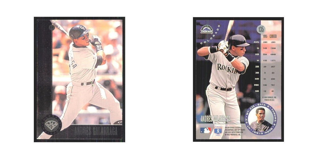 1996 Leaf Andres Galarraga Rockies #135