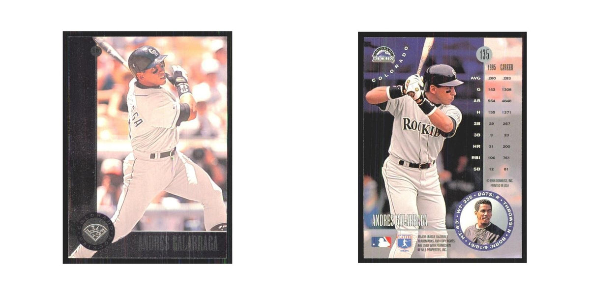 1996 Leaf Andres Galarraga Rockies #135