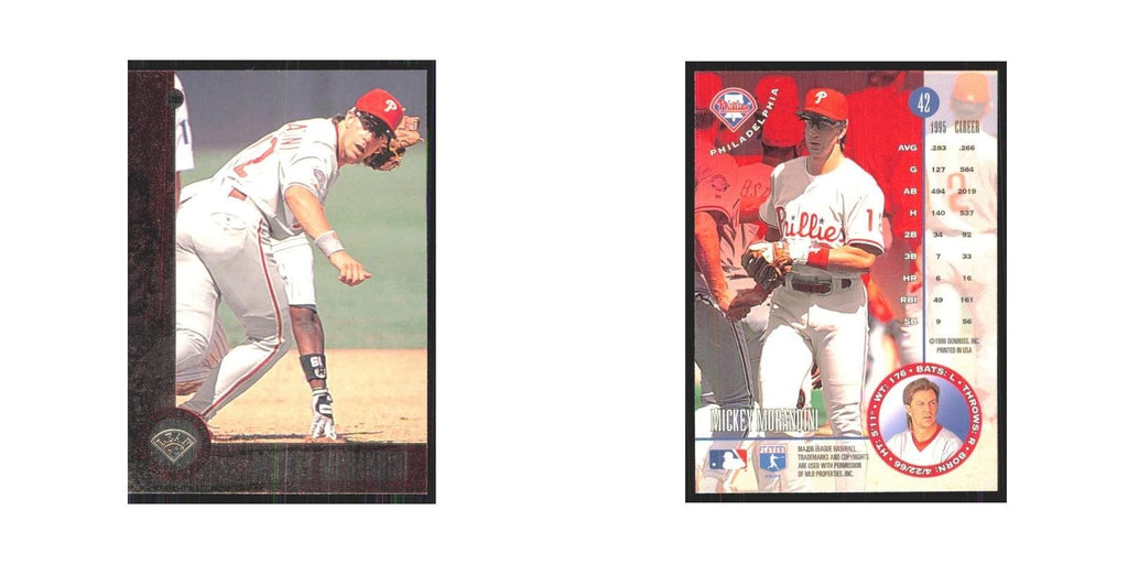 1996 Leaf Mickey Morandini Phillies #42