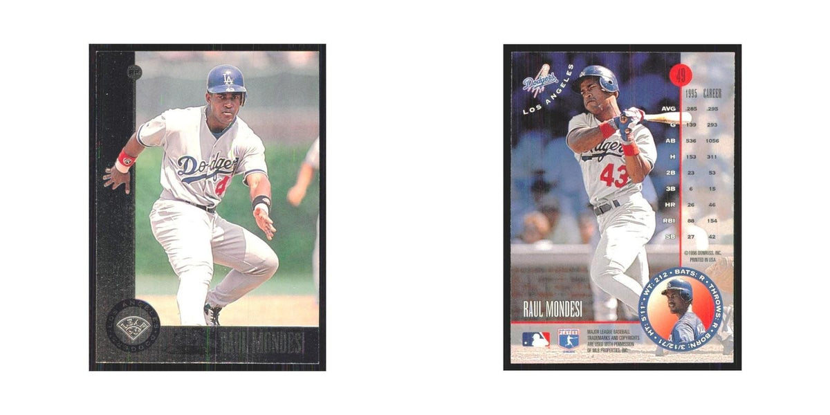 1996 Leaf Raul Mondesi Dodgers #49