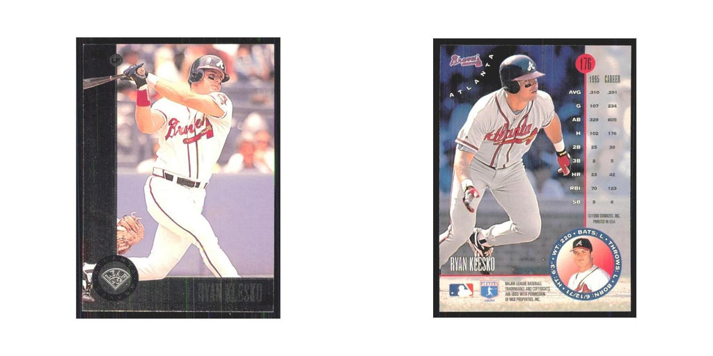 1996 Leaf Ryan Klesko Braves #176