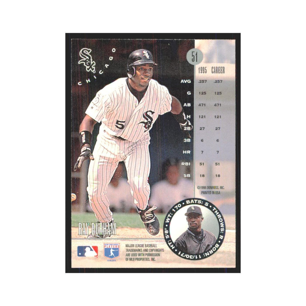 1996 Leaf Ray Durham White Sox #51
