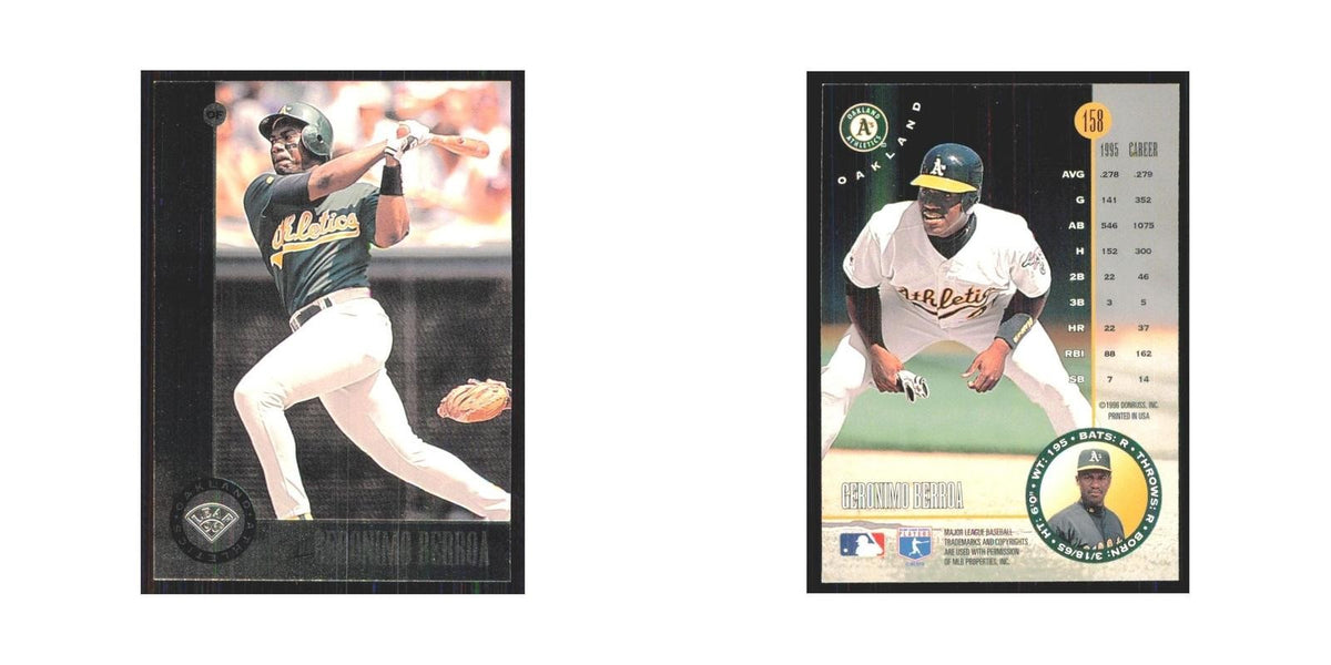 1996 Leaf Geronimo Berroa Athletics #158