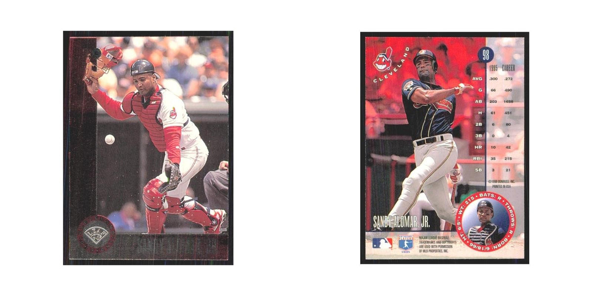 1996 Leaf Sandy Alomar Jr. Indians #98