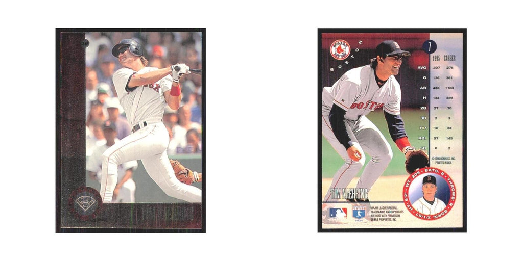 1996 Leaf Tim Naehring Red Sox #7