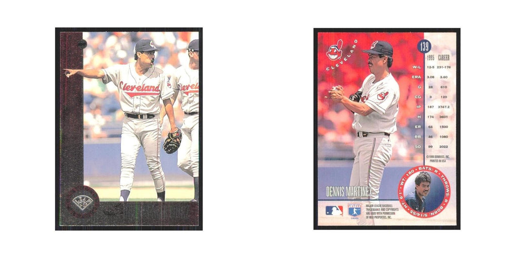 1996 Leaf Dennis Martinez Indians #139