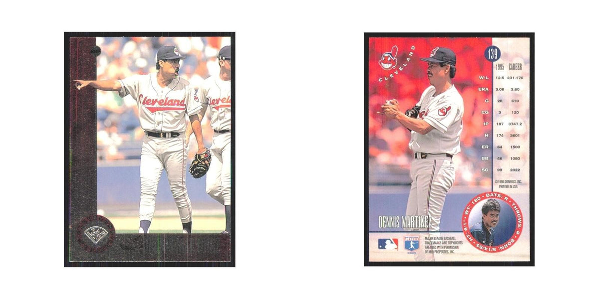1996 Leaf Dennis Martinez Indians #139