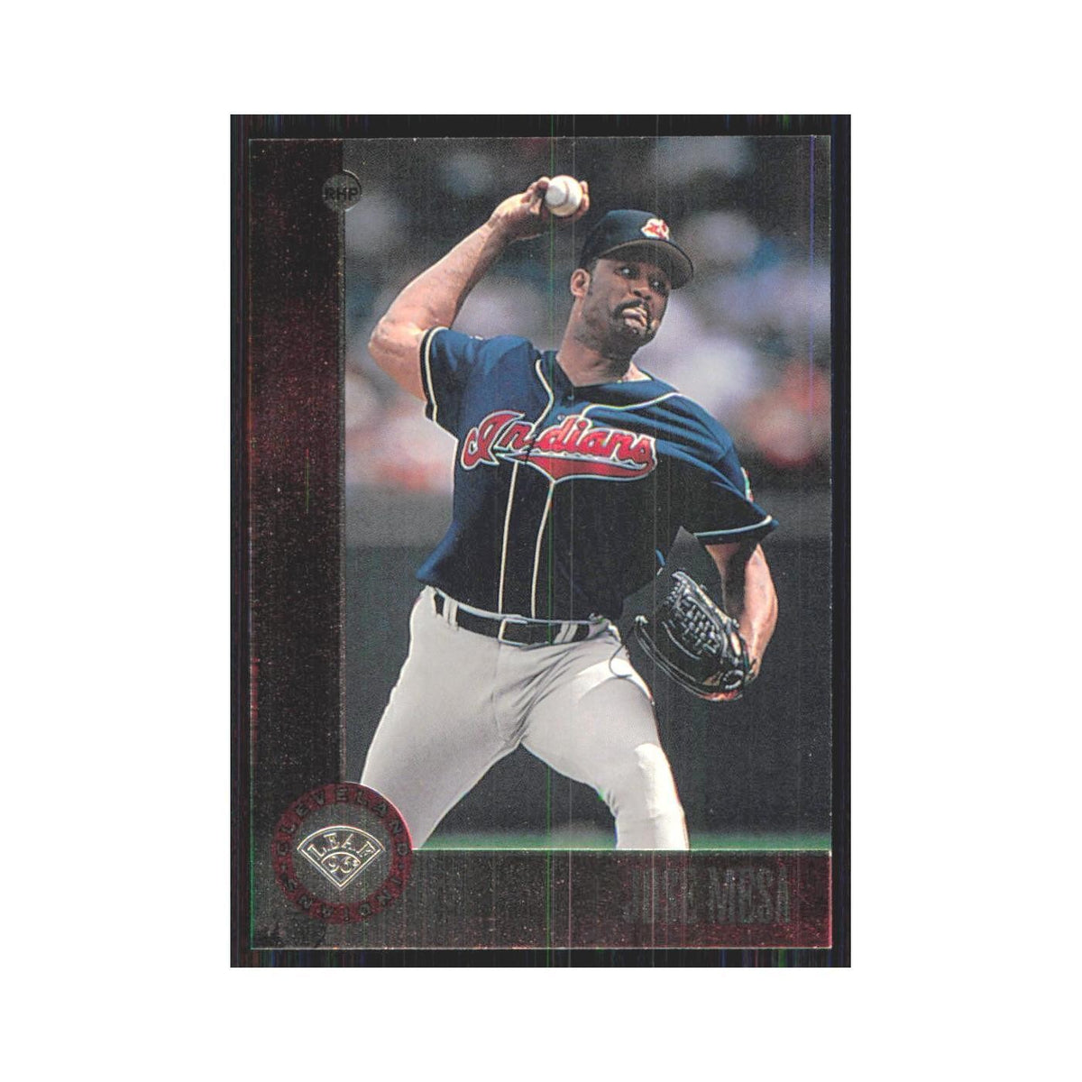 1996 Leaf Jose Mesa Indians #46