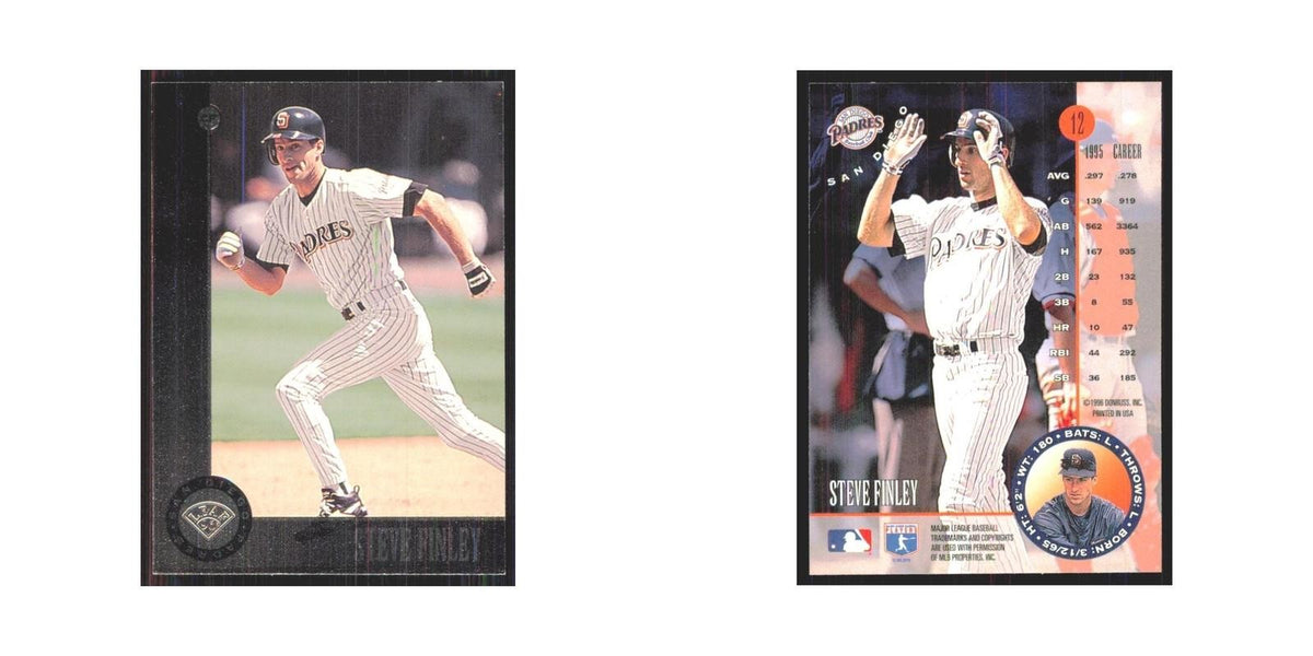 1996 Leaf Steve Finley Padres #12