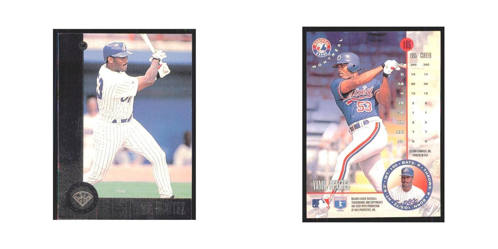 1996 Leaf Yamil Benitez Montreal Expos #186