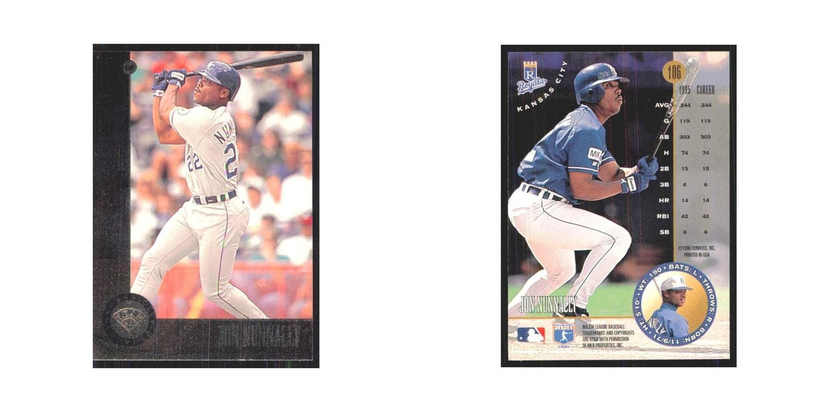 1996 Leaf Jon Nunnally Royals #106