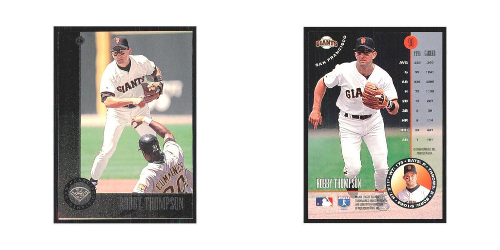 1996 Leaf Robby Thompson Giants #90