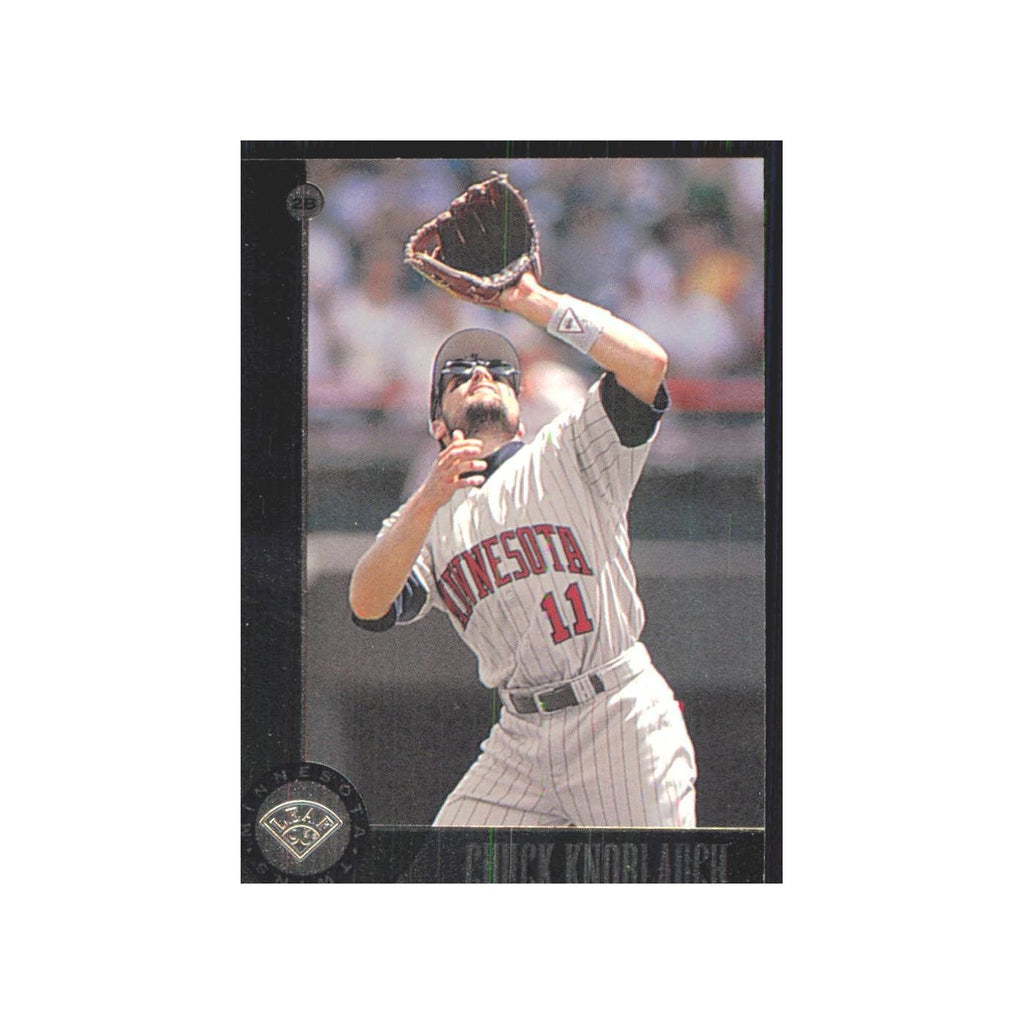 1996 Leaf Chuck Knoblauch Twins #43