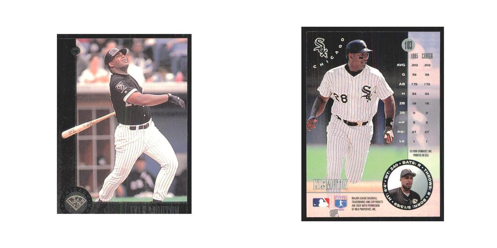 1996 Leaf Lyle Mouton White Sox #103