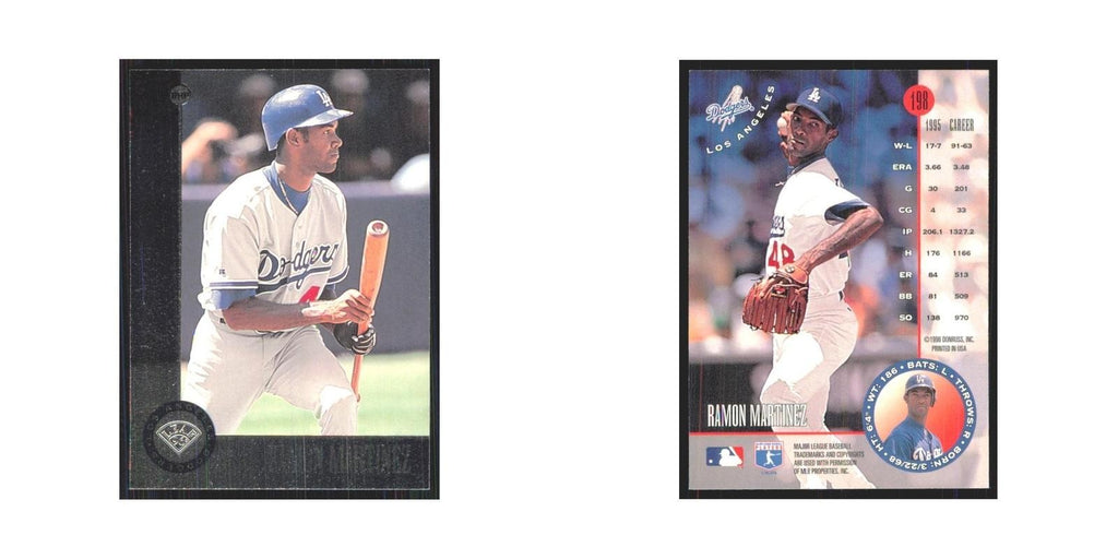 1996 Leaf Ramon Martinez Dodgers #198