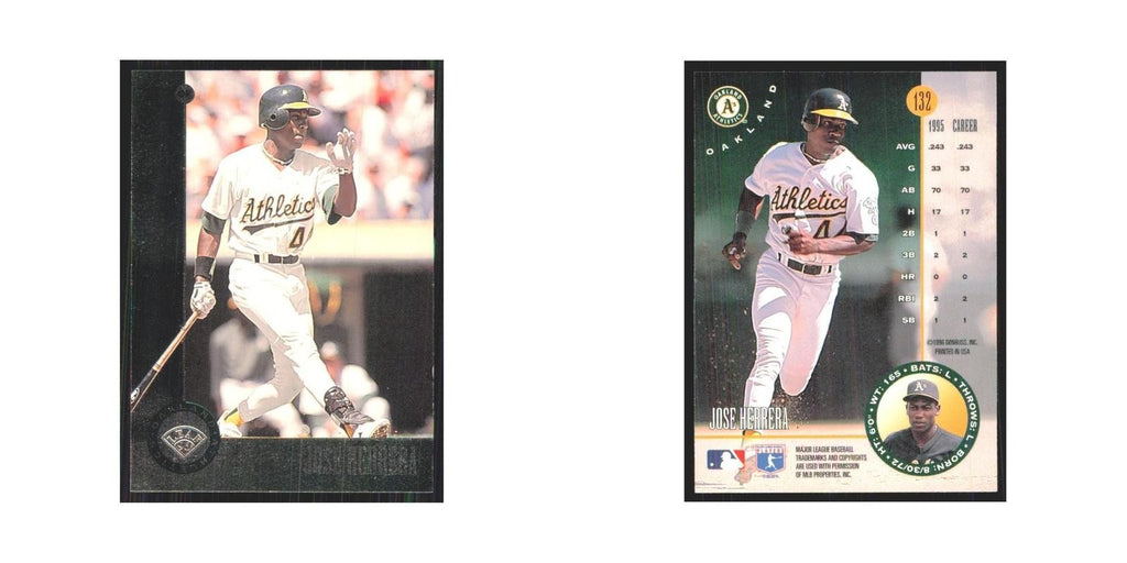1996 Leaf Jose Herrera Athletics #132