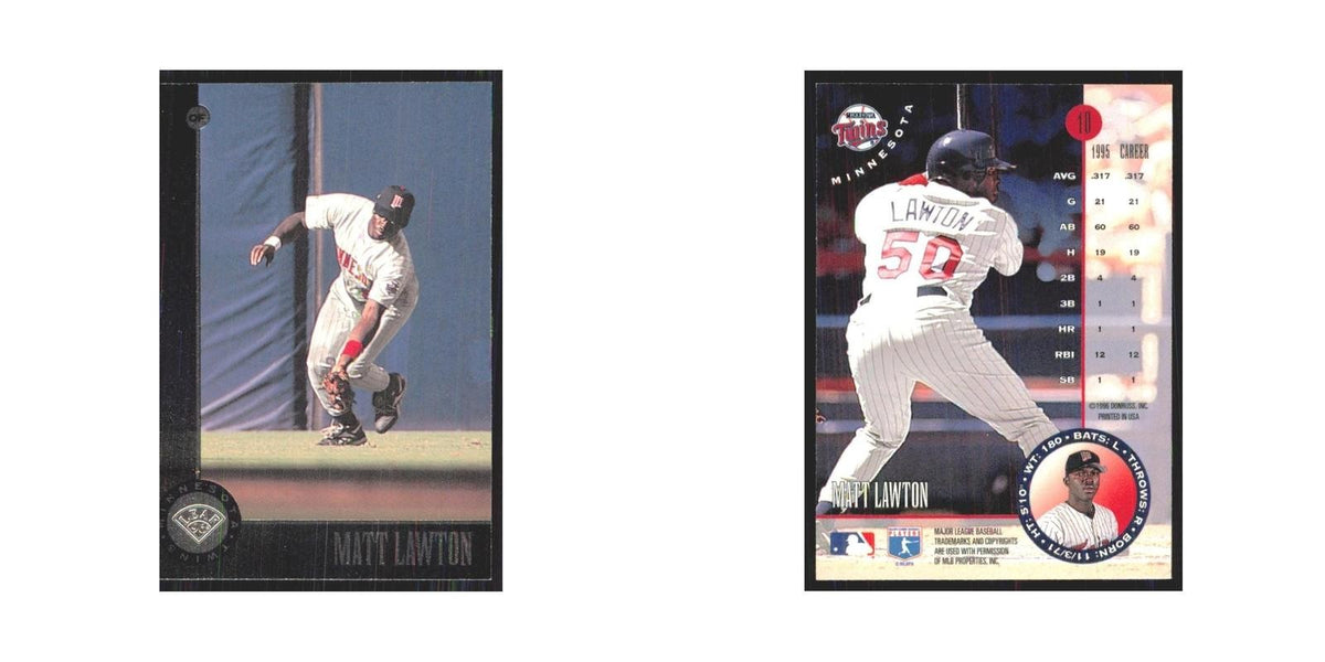1996 Leaf Matt Lawton Twins #10