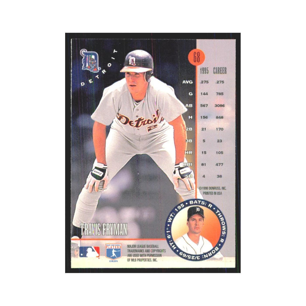 1996 Leaf Travis Fryman Tigers #68