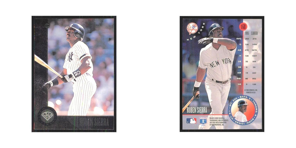 1996 Leaf Ruben Sierra Yankees #168