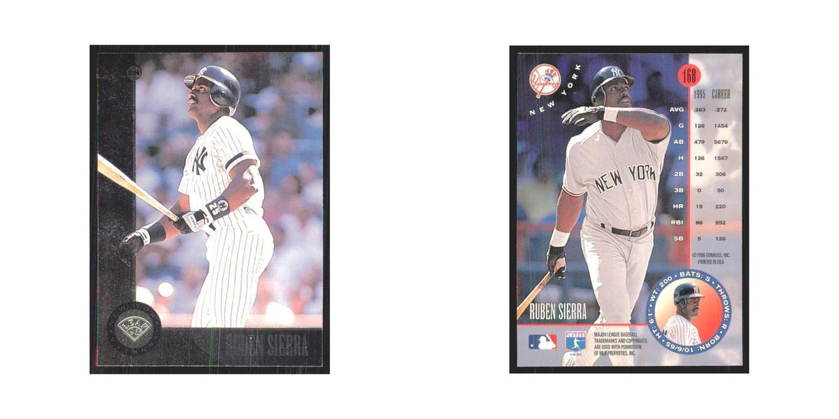 1996 Leaf Ruben Sierra Yankees #168