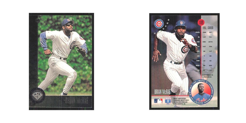 1996 Leaf Brian McRae Cubs #109