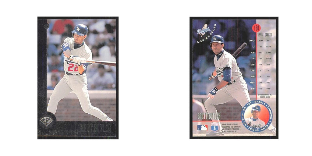 1996 Leaf Brett Butler Dodgers #180