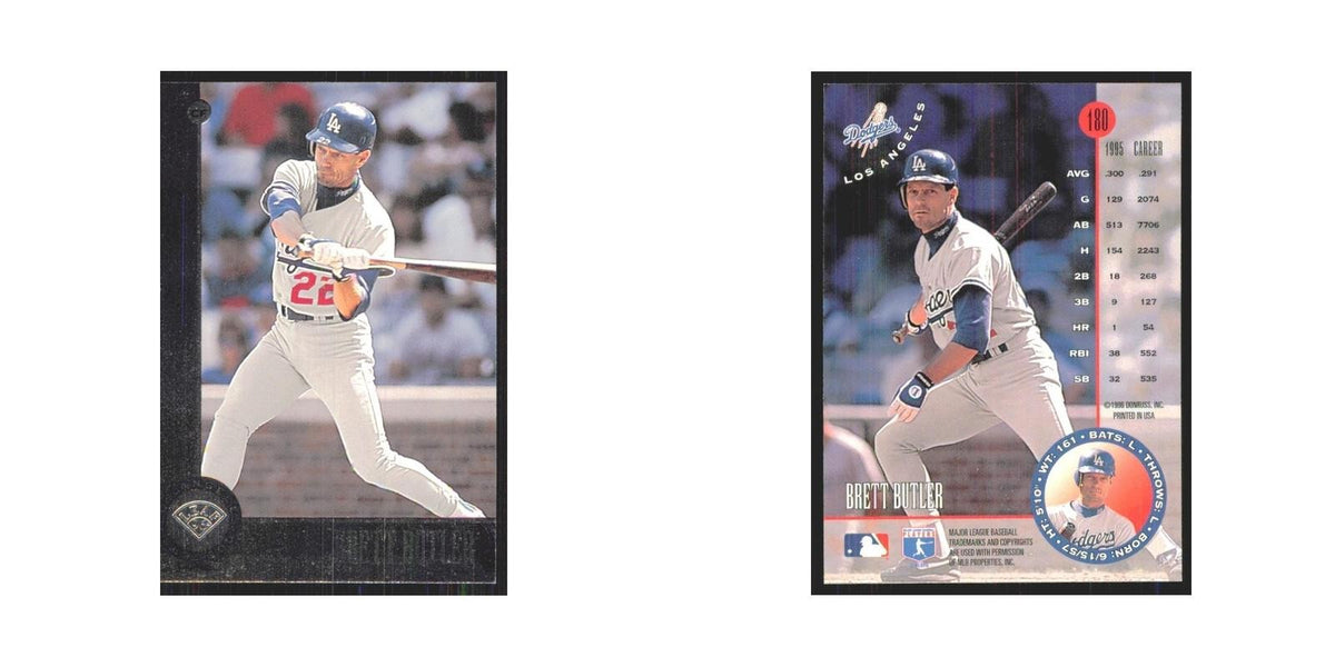 1996 Leaf Brett Butler Dodgers #180