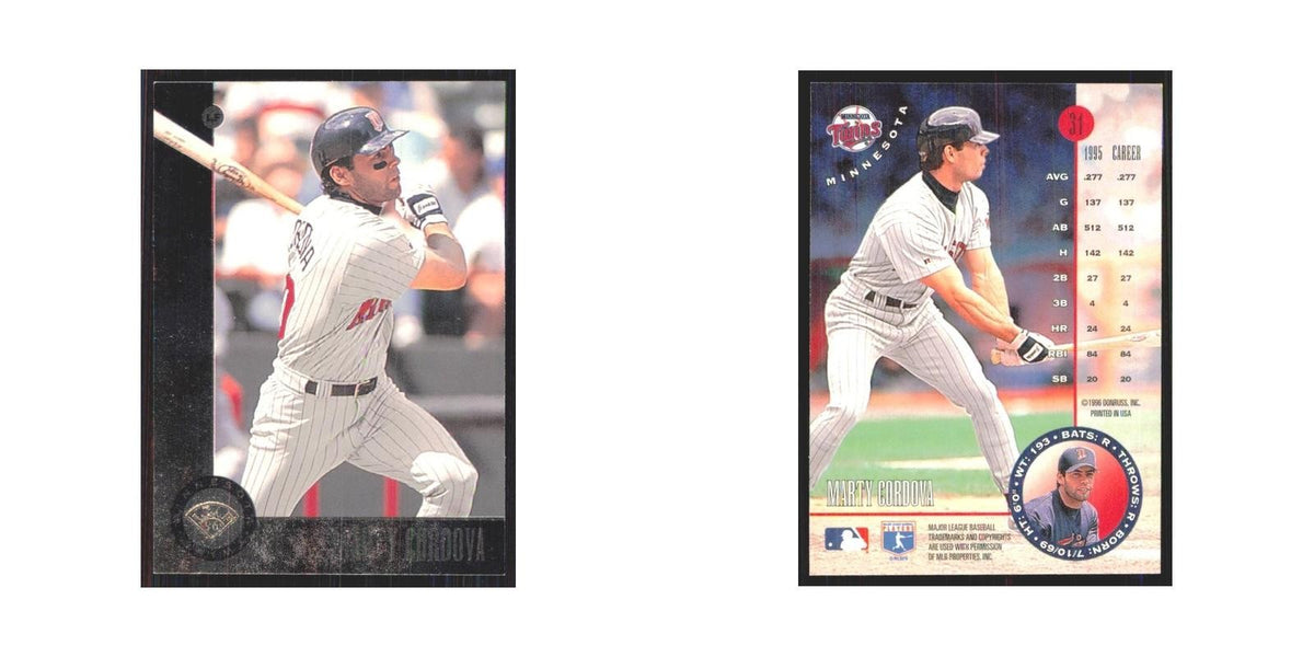 1996 Leaf Marty Cordova Twins #31