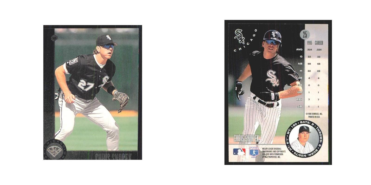 1996 Leaf Chris Snopek White Sox #25