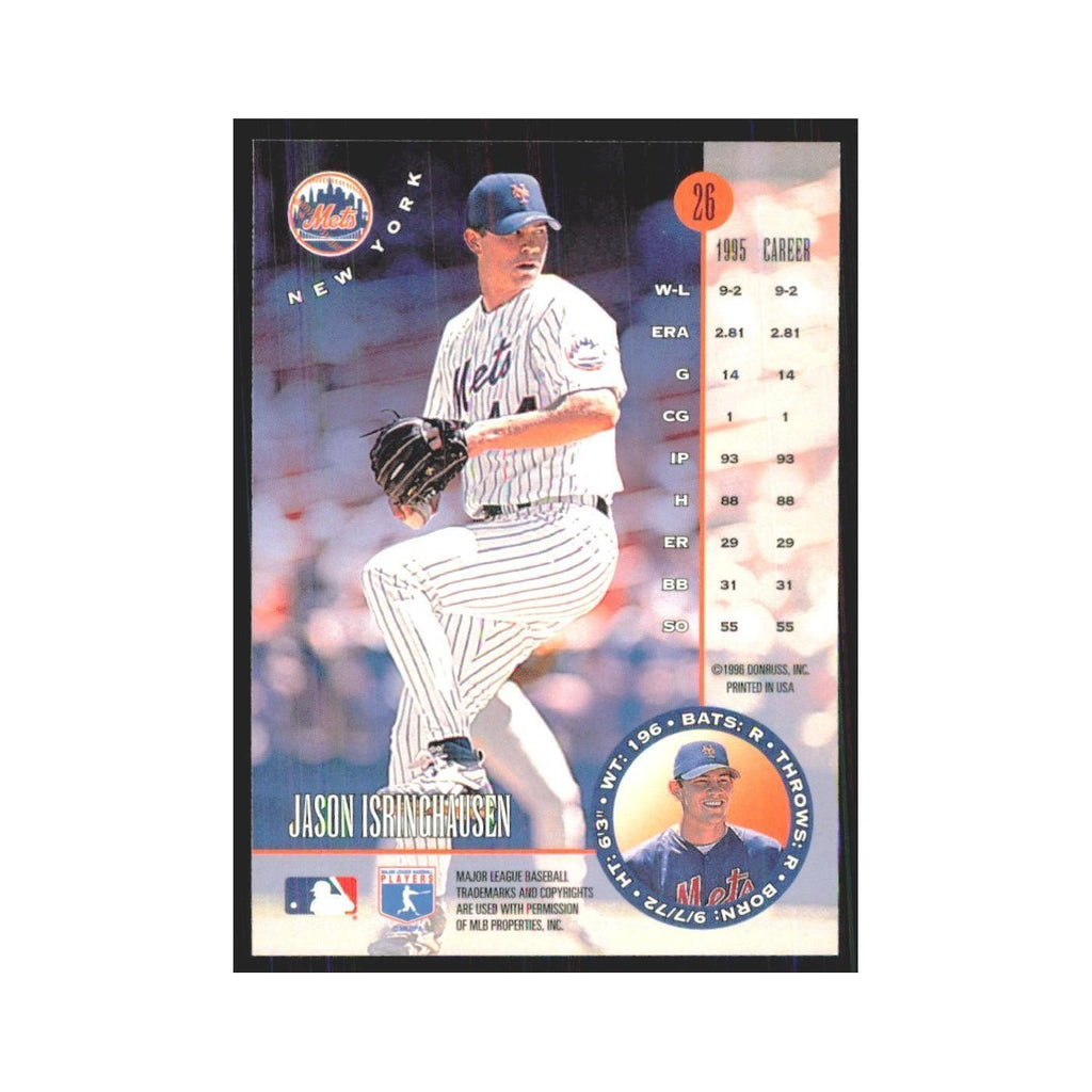 1996 Leaf Jason Isringhausen Mets #26
