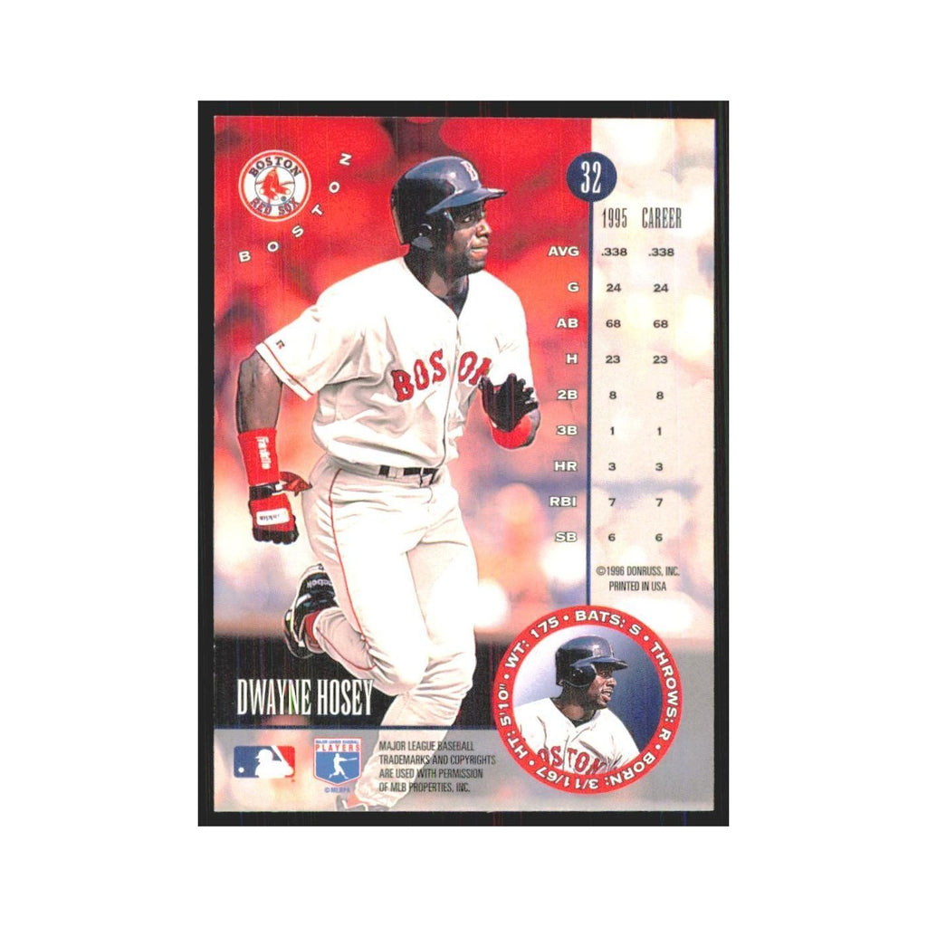 1996 Leaf Dwayne Hosey Red Sox #32