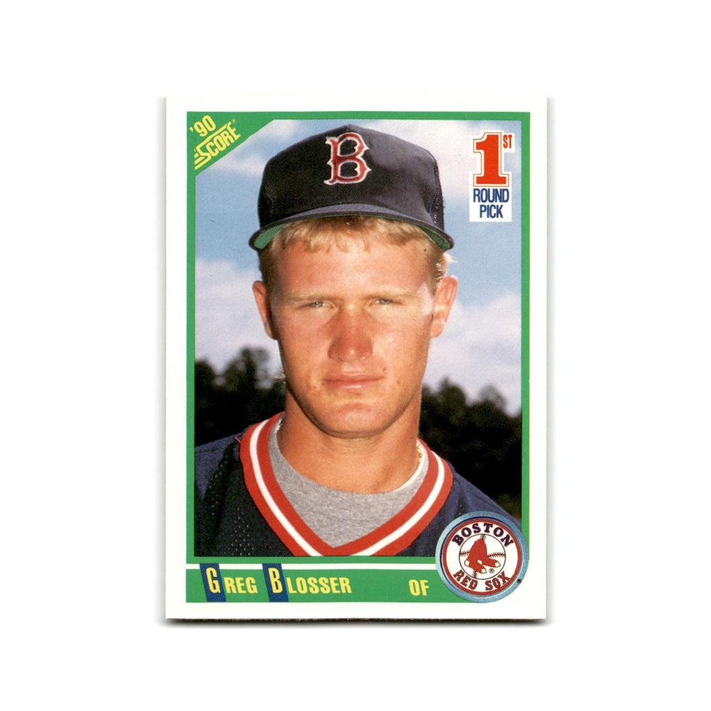 1990 Score Greg Blosser RC Red Sox #681