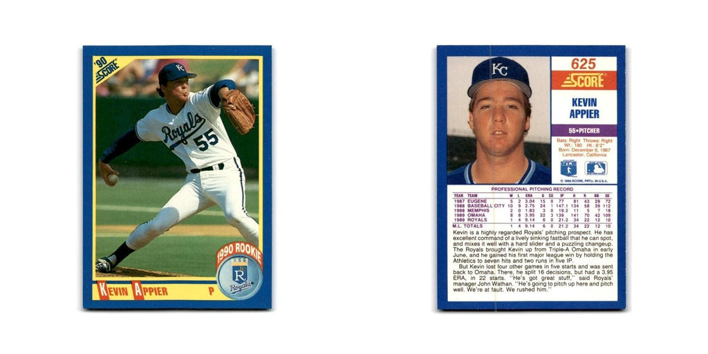 1990 Score Kevin Appier Royals #625