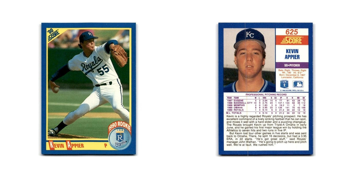 1990 Score Kevin Appier Royals #625