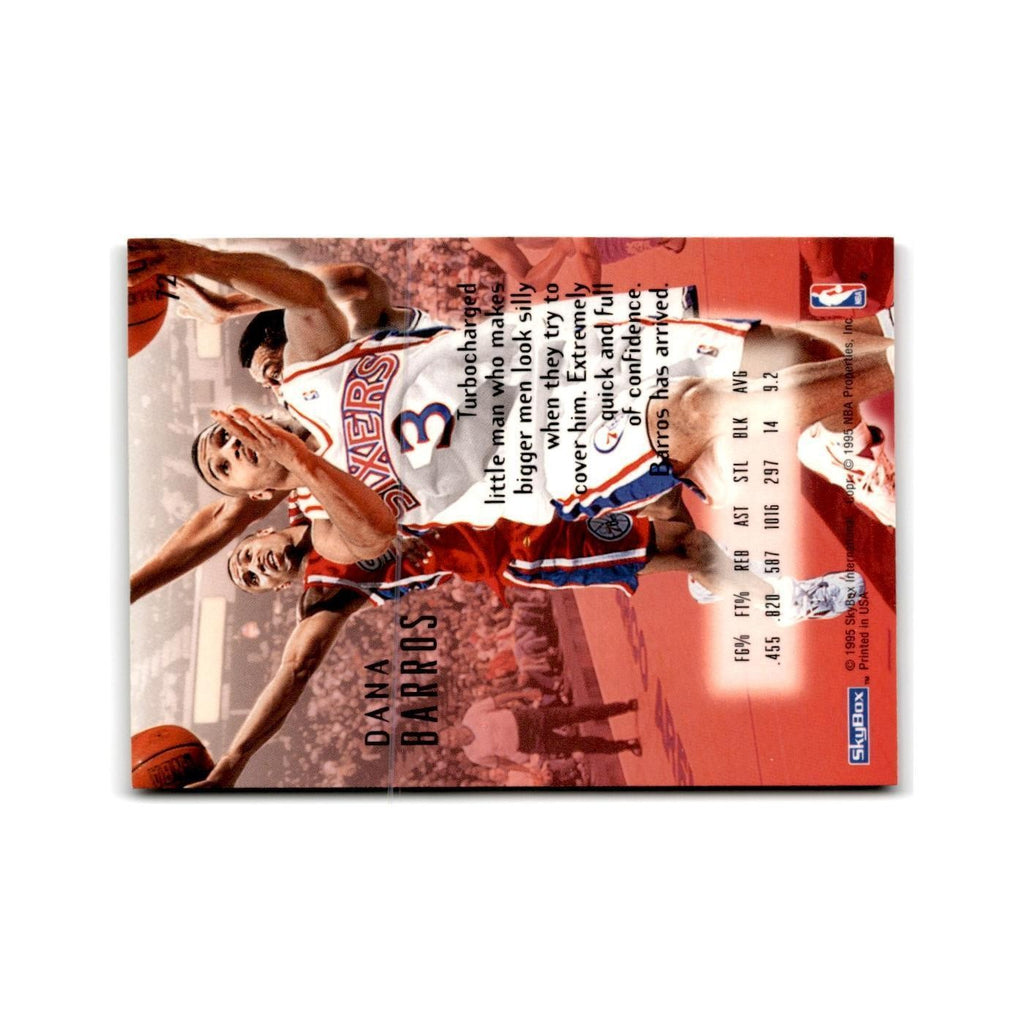 1994 SkyBox E-Motion Dana Barros 76ers #72