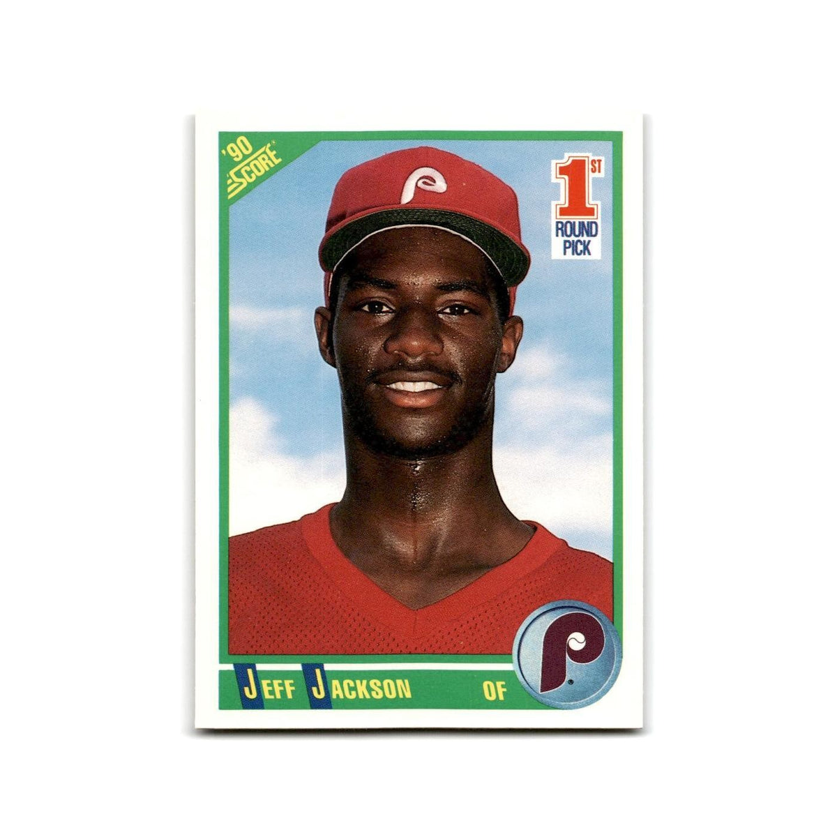 1990 Score Jeff Jackson RC Phillies #678