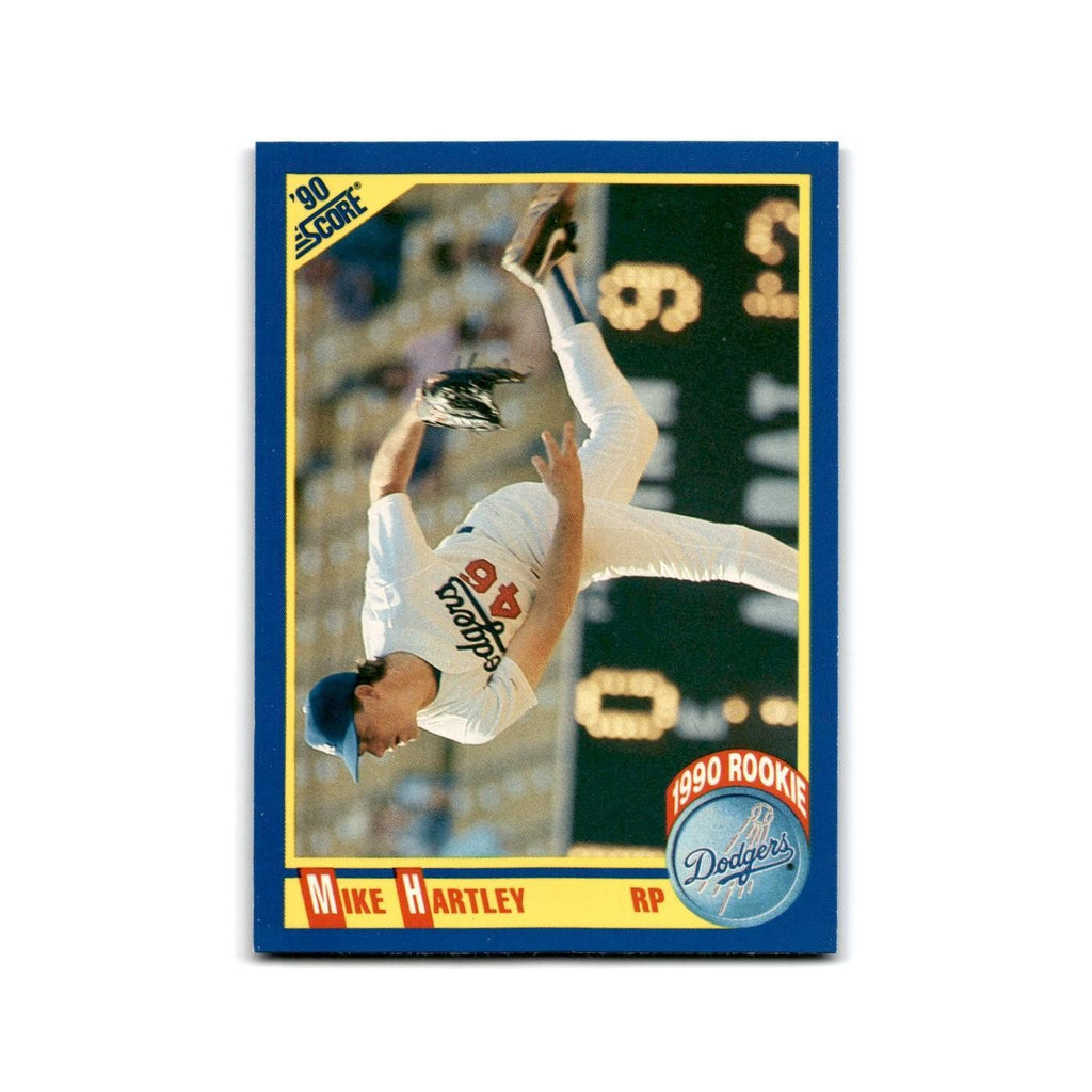 1990 Score Mike Hartley RC Dodgers #641