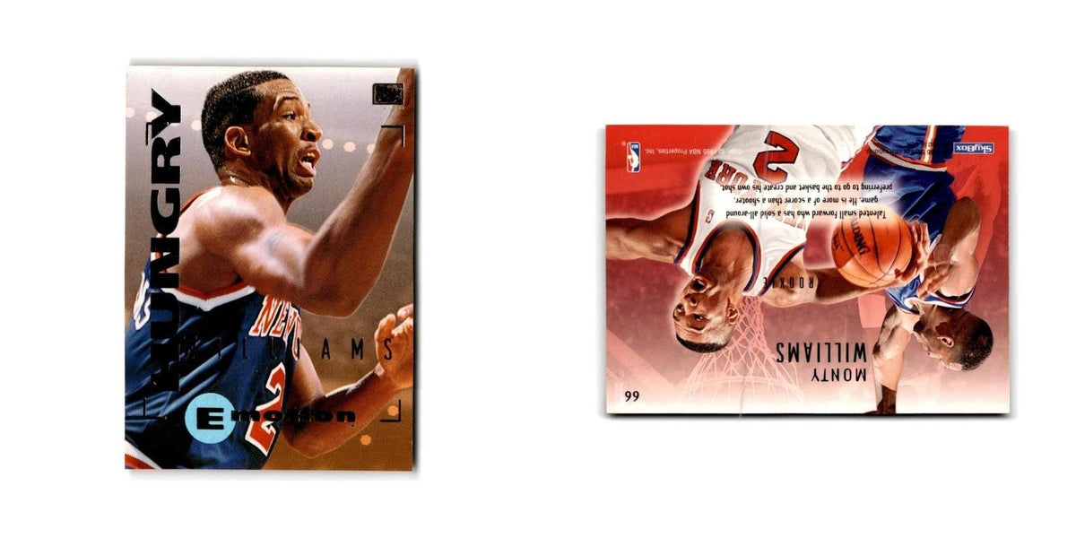 1994 SkyBox E-Motion Monty Williams RC Knicks #66