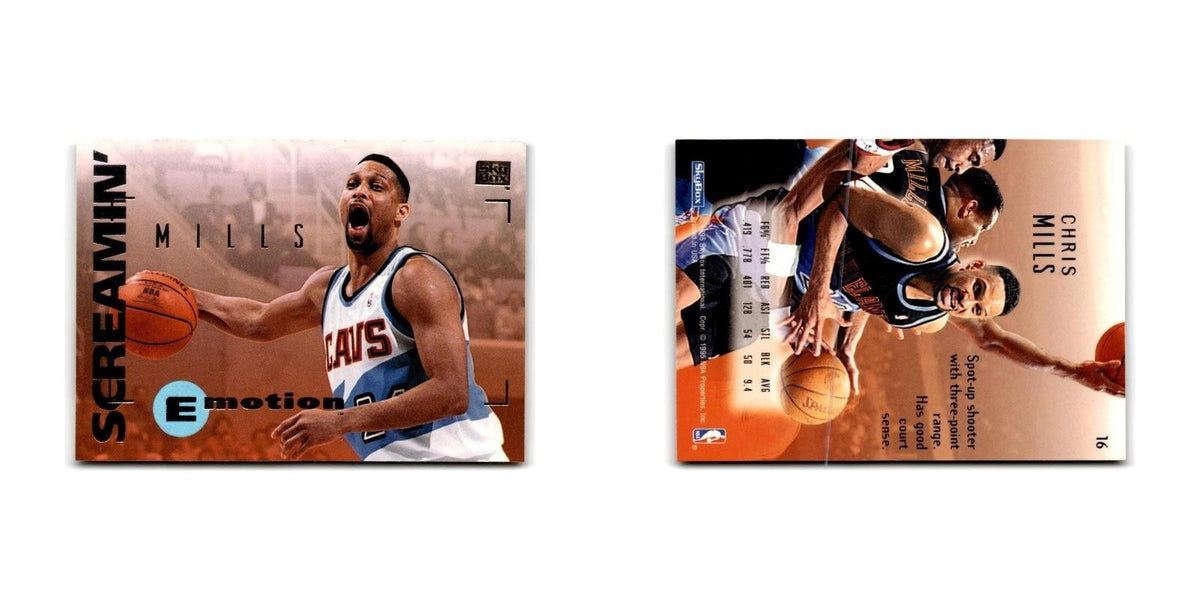 1994 SkyBox E-Motion Chris Mills Cavaliers #16