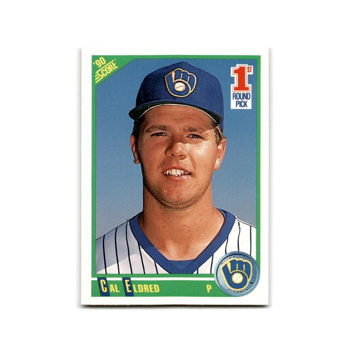 1990 Score Cal Eldred RC Brewers #669