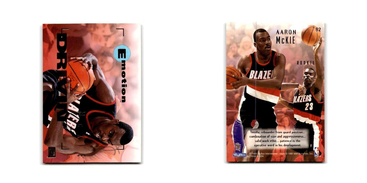 1994 SkyBox E-Motion Aaron McKie RC Blazers #82