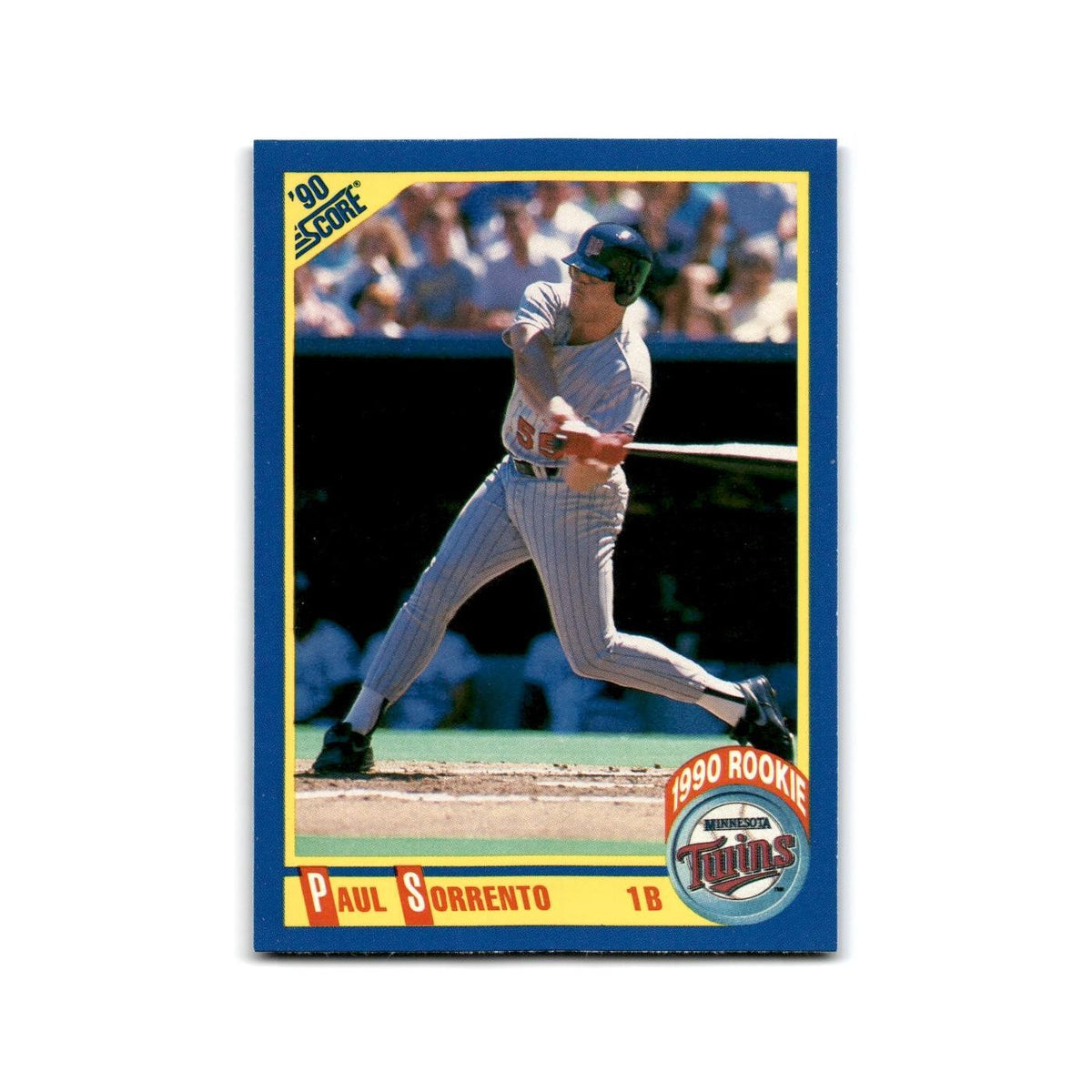 1990 Score Paul Sorrento RC Twins #647