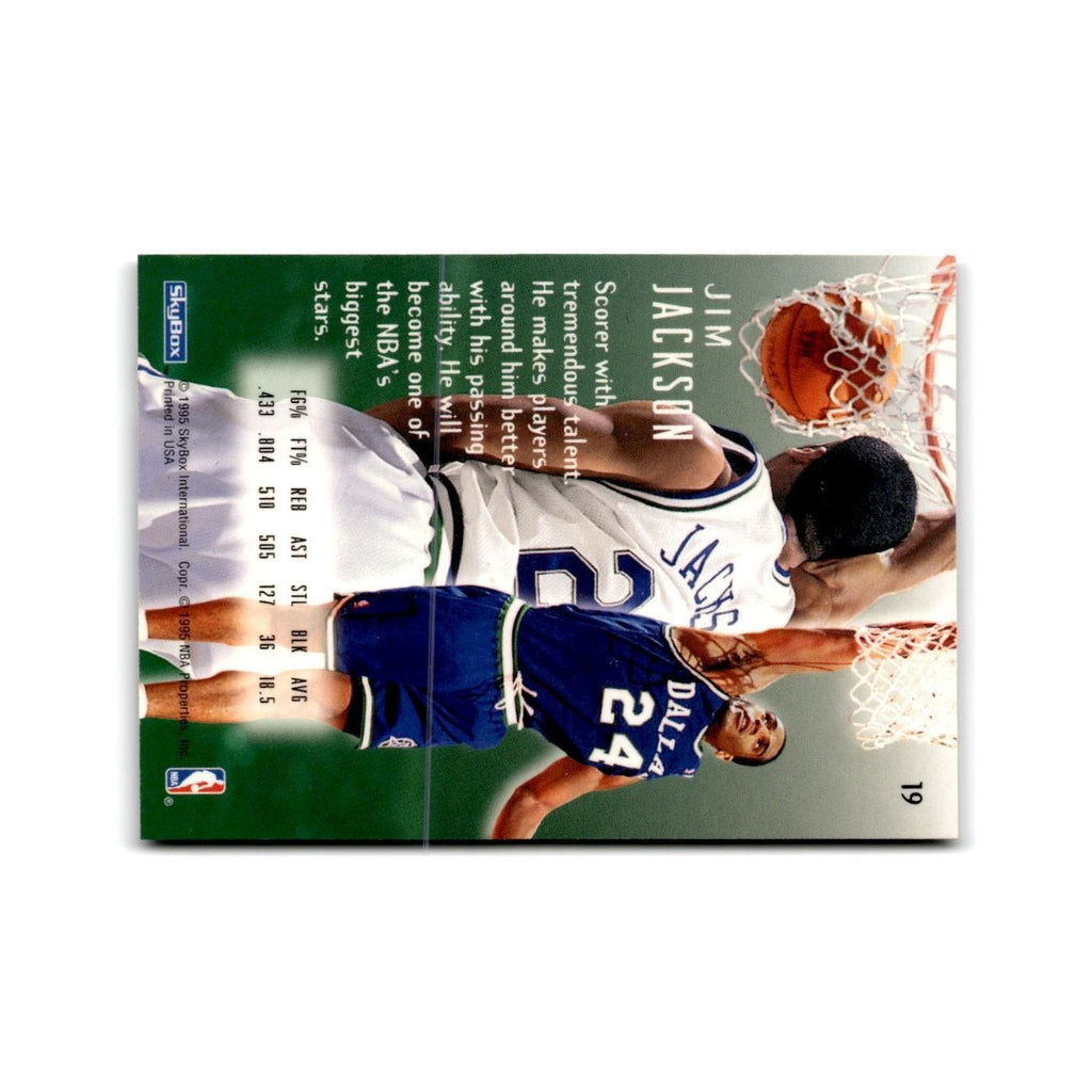 1994 SkyBox E-Motion Jim Jackson Mavericks #19