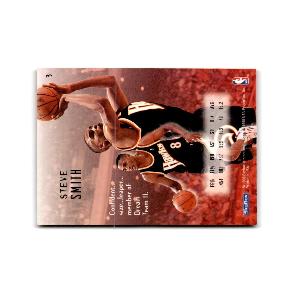 1994 SkyBox E-Motion Steve Smith Hawks #3