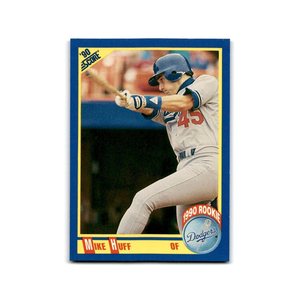 1990 Score Mike Huff RC Dodgers #597