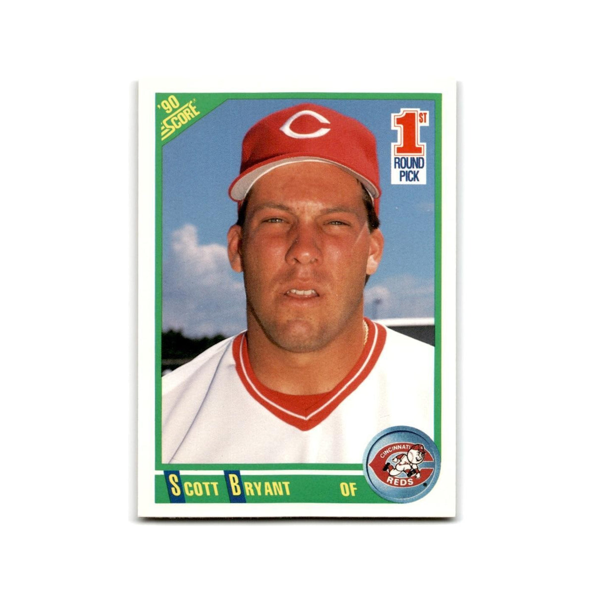1990 Score Scott Bryant RC Reds #667